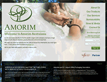 Tablet Screenshot of amorimcork.com.au